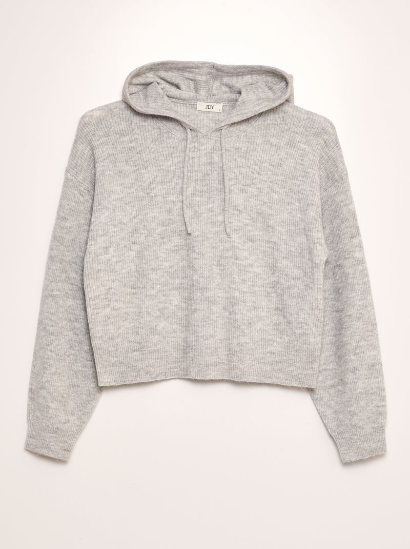 Pull à capuche 'JDY' Gris - Kiabi