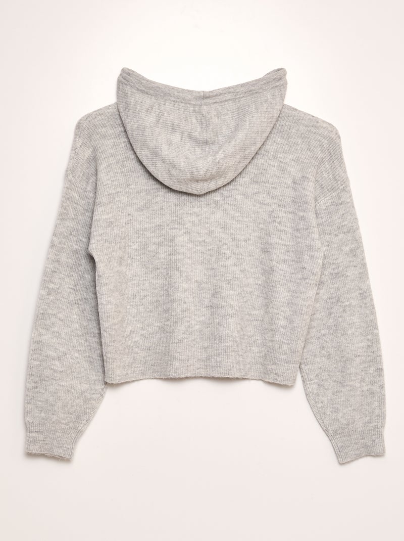 Pull à capuche 'JDY' Gris - Kiabi