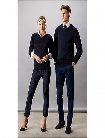 Pull à col en v arundel pour femme - kustom kit