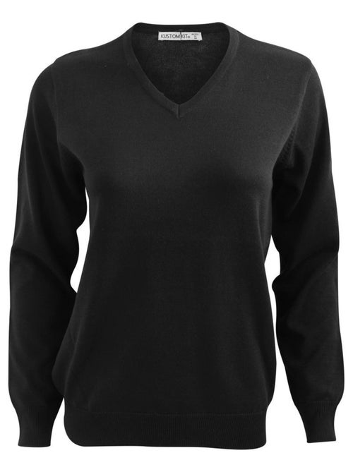Pull à col en v arundel pour femme - kustom kit - Kiabi Pull à col en v arundel pour femme - kustom kit - Kiabi