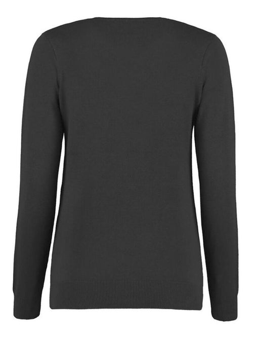 Pull à col en V Kustom Kit Arundel pour femme - Kiabi