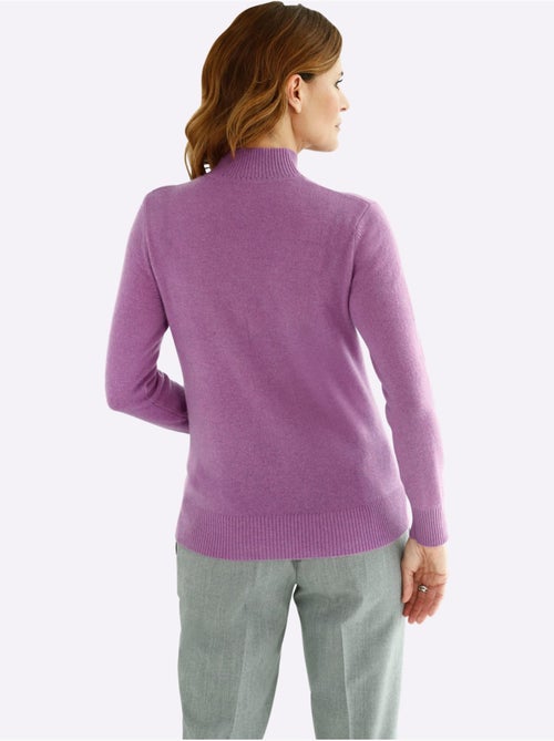 Pull à Col Montant 100% Cachemire - Taille Standard - Witt - Kiabi