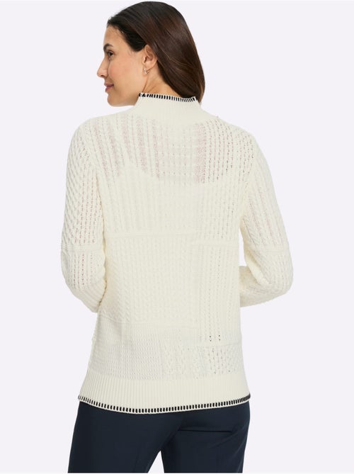 Pull à Col Montant 50% Coton - Taille Standard - Witt - Kiabi Pull à Col Montant 50% Coton - Taille Standard - Witt - Kiabi