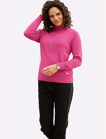 Pull à col montant 50% coton - taille standard - witt
