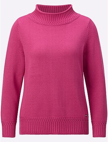 Pull à col montant 50% coton - taille standard - witt