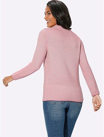Pull à col montant 50% coton - taille standard - witt