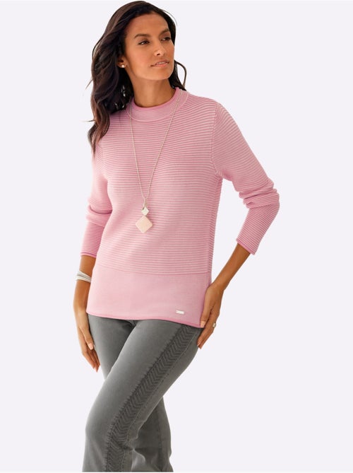 Pull à col montant 50% coton - taille standard - witt - Kiabi Pull à col montant 50% coton - taille standard - witt - Kiabi