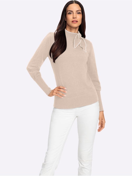 Pull à Col Montant 50% Viscose - Taille Standard - Helline - Kiabi Pull à Col Montant 50% Viscose - Taille Standard - Helline - Kiabi