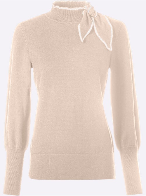 Pull à Col Montant 50% Viscose - Taille Standard - Helline - Kiabi Pull à Col Montant 50% Viscose - Taille Standard - Helline - Kiabi