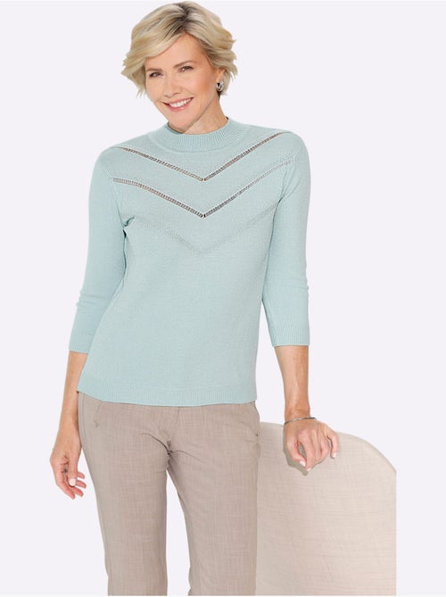 Pull à Col Montant 50% Viscose - Taille Standard - Witt - Kiabi Pull à Col Montant 50% Viscose - Taille Standard - Witt - Kiabi
