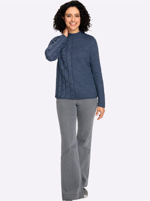 Pull à Col Montant 60% Coton - Taille Standard - Witt - Kiabi Pull à Col Montant 60% Coton - Taille Standard - Witt - Kiabi