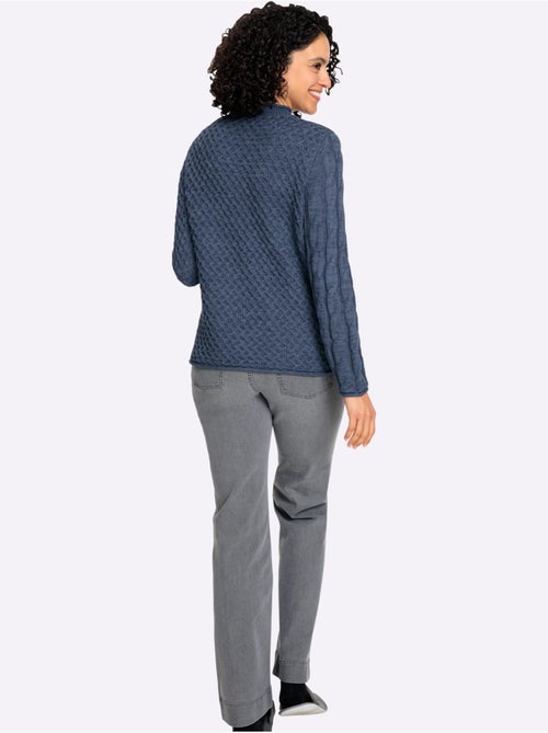 Pull à Col Montant 60% Coton - Taille Standard - Witt - Kiabi Pull à Col Montant 60% Coton - Taille Standard - Witt - Kiabi