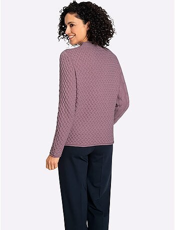 Pull à col montant 60% coton - taille standard - witt