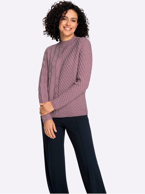 Pull à Col Montant 60% Coton - Taille Standard - Witt - Kiabi Pull à Col Montant 60% Coton - Taille Standard - Witt - Kiabi