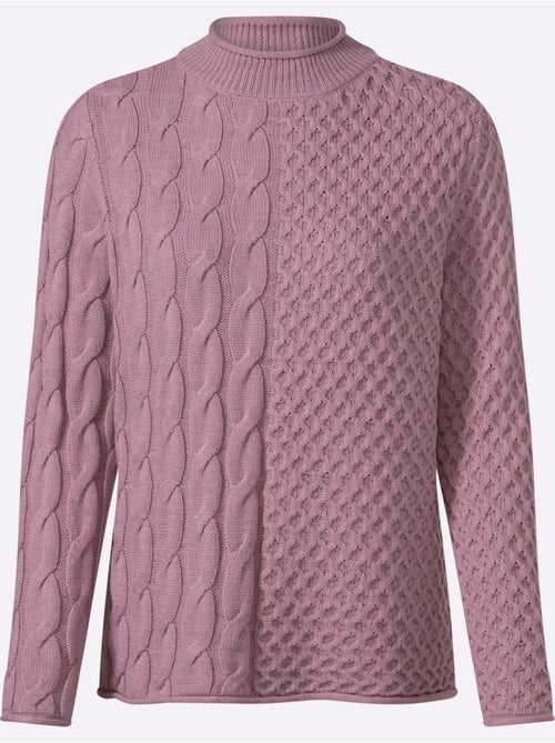 Pull à Col Montant 60% Coton - Taille Standard - Witt - Kiabi Pull à Col Montant 60% Coton - Taille Standard - Witt - Kiabi