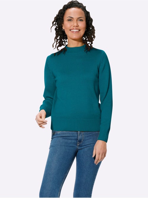Pull à Col Montant Avec Coton - Taille Standard - Witt - Kiabi