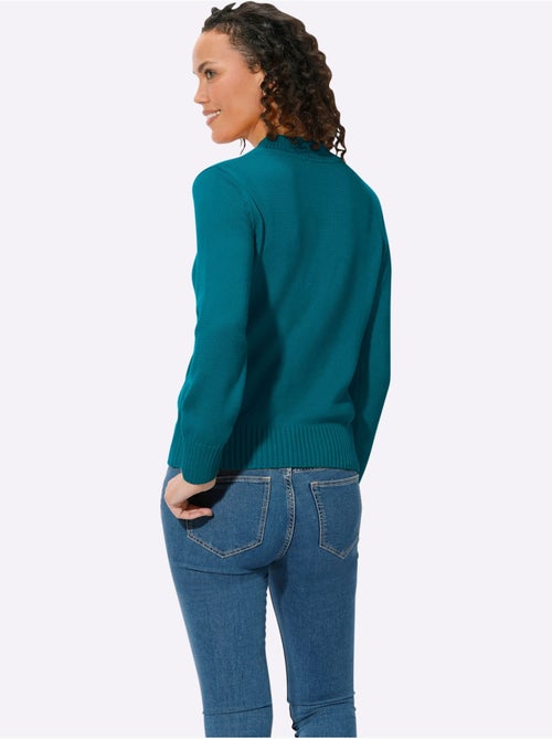 Pull à Col Montant Avec Coton - Taille Standard - Witt - Kiabi
