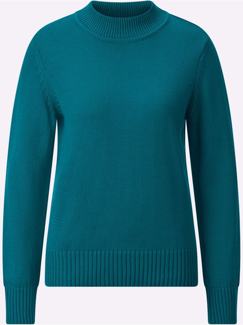 Pull à Col Montant Avec Coton - Taille Standard - Witt - Kiabi