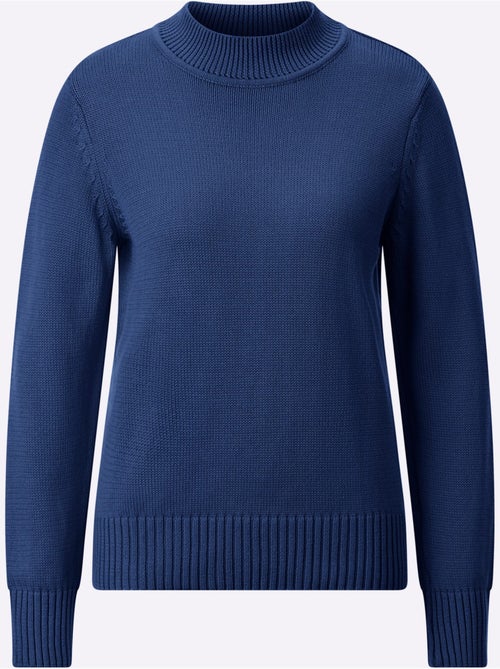 Pull à Col Montant Avec Coton - Taille Standard - Witt - Kiabi Pull à Col Montant Avec Coton - Taille Standard - Witt - Kiabi