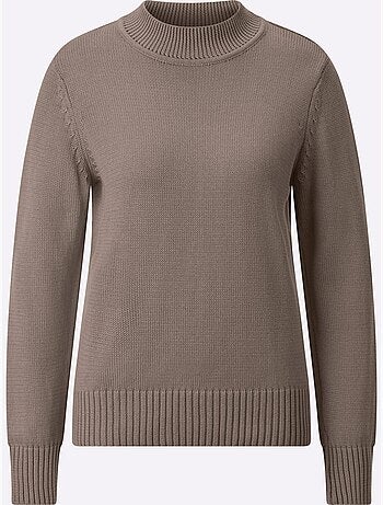 Pull à col montant avec coton - taille standard - witt