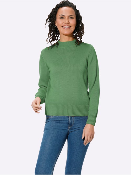 Pull à Col Montant Avec Coton - Taille Standard - Witt - Kiabi