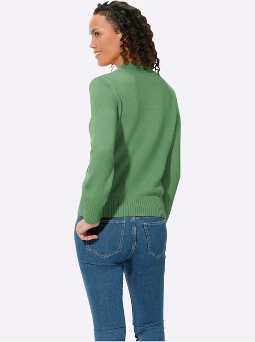Pull à Col Montant Avec Coton - Taille Standard - Witt - Kiabi