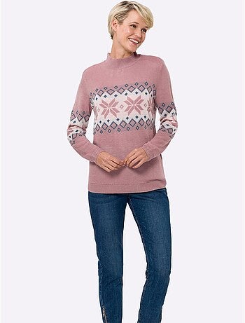 Pull à Col Montant Col Montant Chaud - Taille Standard - Moda Vilona