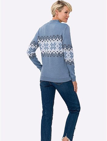 Pull à Col Montant Col Montant Chaud - Taille Standard - Moda Vilona