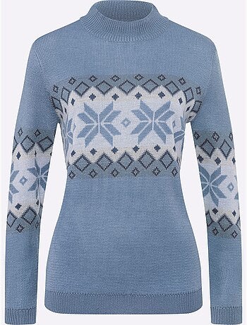 Pull à Col Montant Col Montant Chaud - Taille Standard - Moda Vilona
