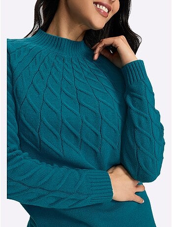 Pull à col montant col montant chaud - taille standard - moda vilona