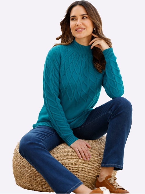 Pull à col montant col montant chaud - taille standard - moda vilona - Kiabi