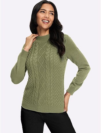Pull à col montant col montant chaud - taille standard - moda vilona