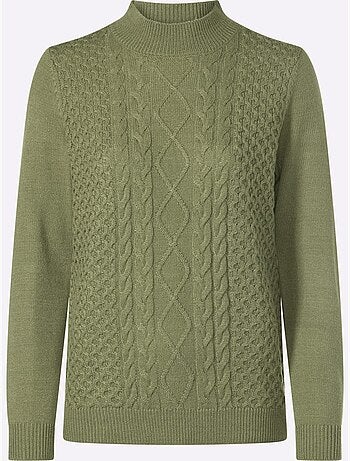 Pull à col montant col montant chaud - taille standard - moda vilona