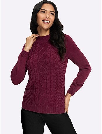 Pull à col montant col montant chaud - taille standard - moda vilona