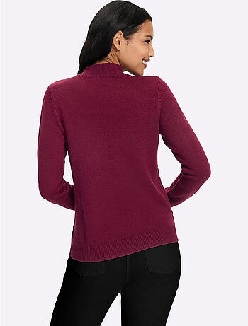 Pull à col montant col montant chaud - taille standard - moda vilona