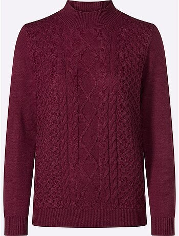 Pull à col montant col montant chaud - taille standard - moda vilona