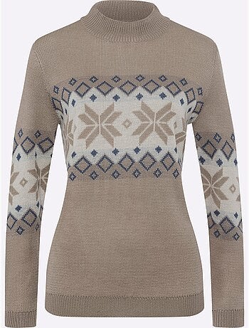 Pull à Col Montant Col Montant Chaud - Taille Standard - Moda Vilona