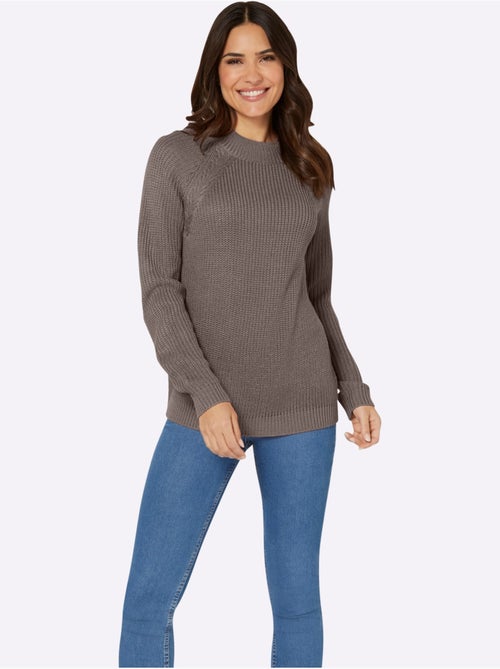 Pull à Col Montant Col Montant Chaud - Taille Standard - Moda Vilona - Kiabi