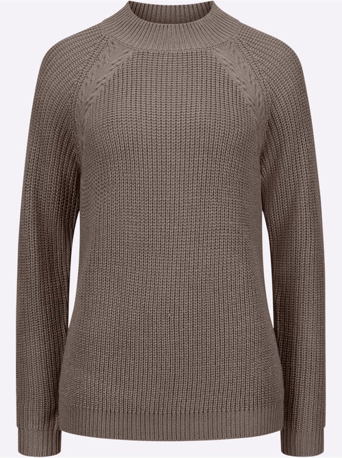 Pull à Col Montant Col Montant Chaud - Taille Standard - Moda Vilona - Kiabi