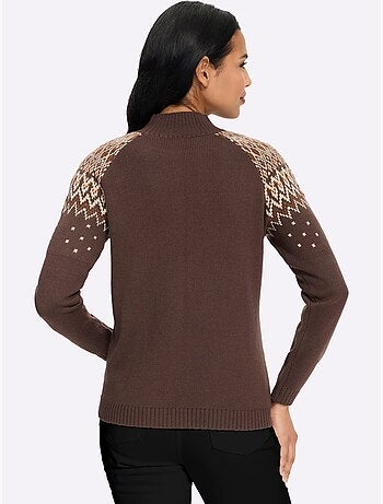 Pull à col montant col montant chaud - taille standard - moda vilona