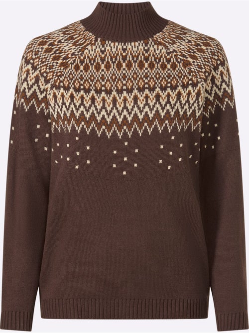 Pull à col montant col montant chaud - taille standard - moda vilona - Kiabi