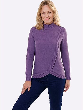 Pull à Col Montant Col Montant Chaud - Taille Standard - Moda Vilona