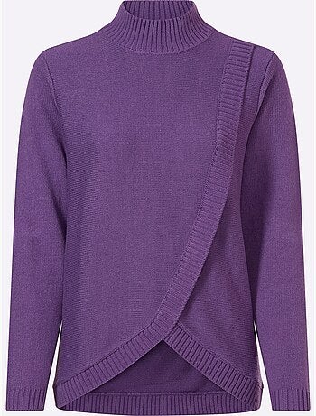 Pull à Col Montant Col Montant Chaud - Taille Standard - Moda Vilona
