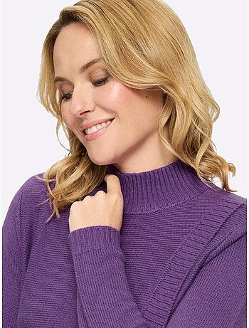 Pull à Col Montant Col Montant Chaud - Taille Standard - Moda Vilona
