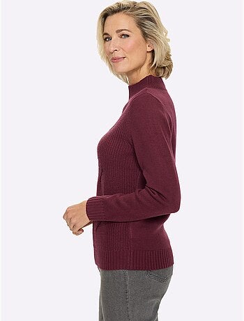 Pull à Col Montant Col Montant Tendance - Taille Standard - Moda Vilona