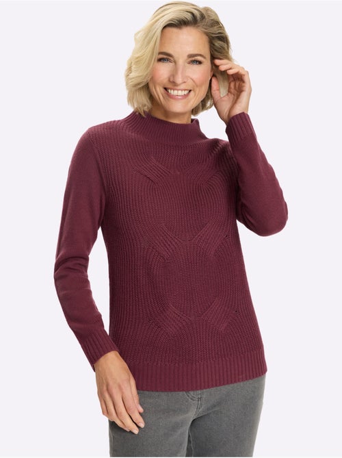 Pull à Col Montant Col Montant Tendance - Taille Standard - Moda Vilona - Kiabi