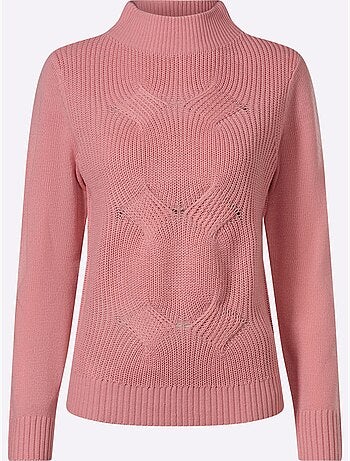 Pull à Col Montant Col Montant Tendance - Taille Standard - Moda Vilona