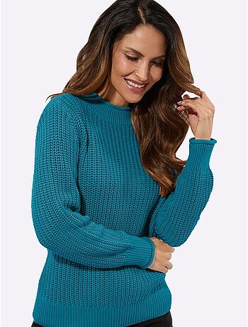 Pull à Col Montant Coton Issu De L'agriculture Biologique - Taille Standard - Witt