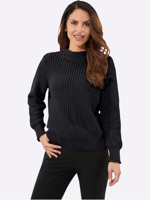 Pull à Col Montant Coton Issu De L'agriculture Biologique - Taille Standard - Witt - Kiabi Pull à Col Montant Coton Issu De L'agriculture Biologique - Taille Standard - Witt - Kiabi