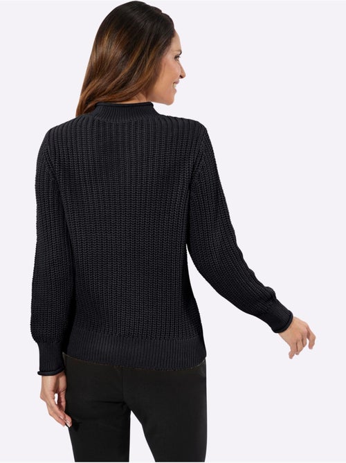 Pull à Col Montant Coton Issu De L'agriculture Biologique - Taille Standard - Witt - Kiabi Pull à Col Montant Coton Issu De L'agriculture Biologique - Taille Standard - Witt - Kiabi